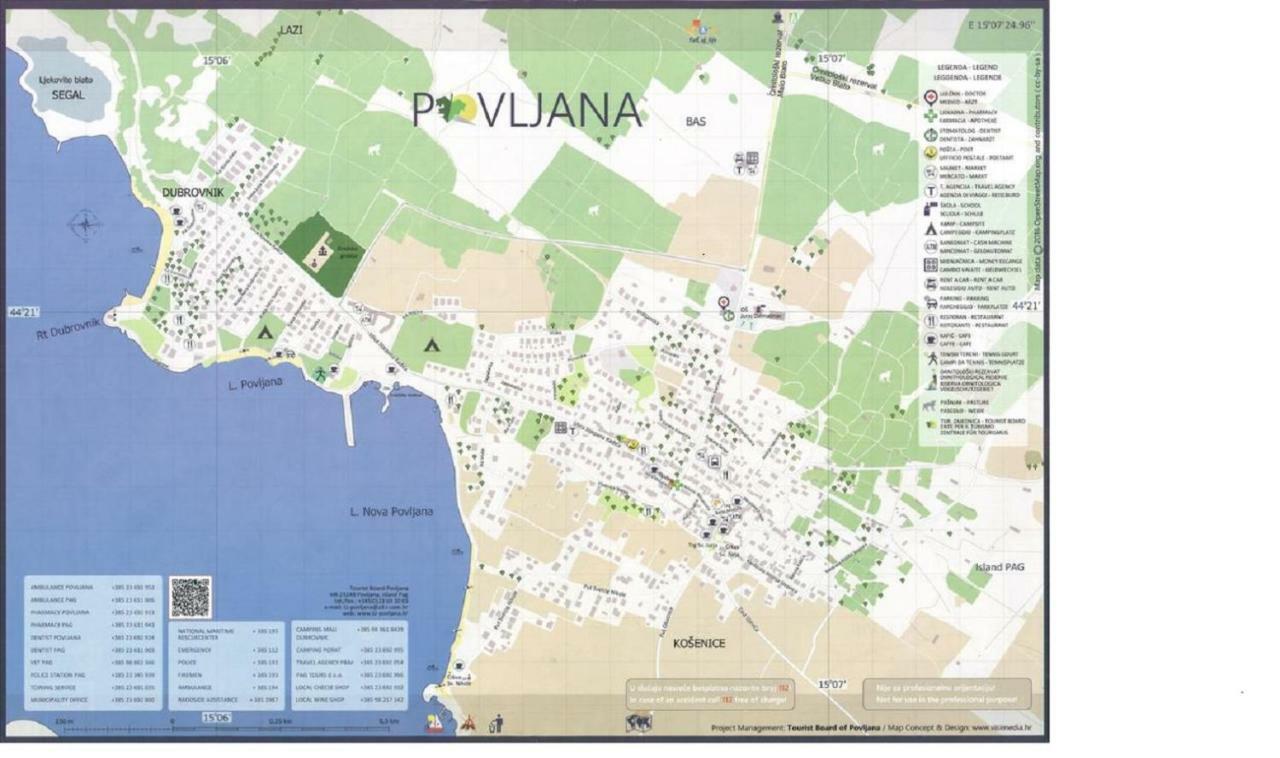 Apartamento Marina & Luka Povljana Exterior foto
